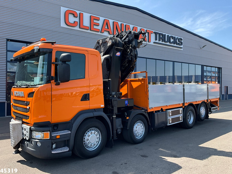 Scania G 450 Euro 6 HMF 60 Tonmeter laadkraan + Fly-Jib - Camión grúa: foto 2 Scania G 450 Euro 6 HMF 60 Tonmeter laadkraan + Fly-Jib - Camión grúa: foto 2