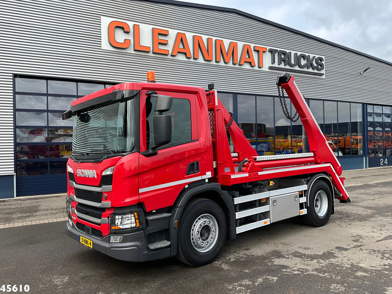 Scania P 250 Euro 6 Hyvalift 14 Ton portaalarmsysteem Just 106.234 Km! - Camión portacontenedor de cadenas: foto 1 Scania P 250 Euro 6 Hyvalift 14 Ton portaalarmsysteem Just 106.234 Km! - Camión portacontenedor de cadenas: foto 1