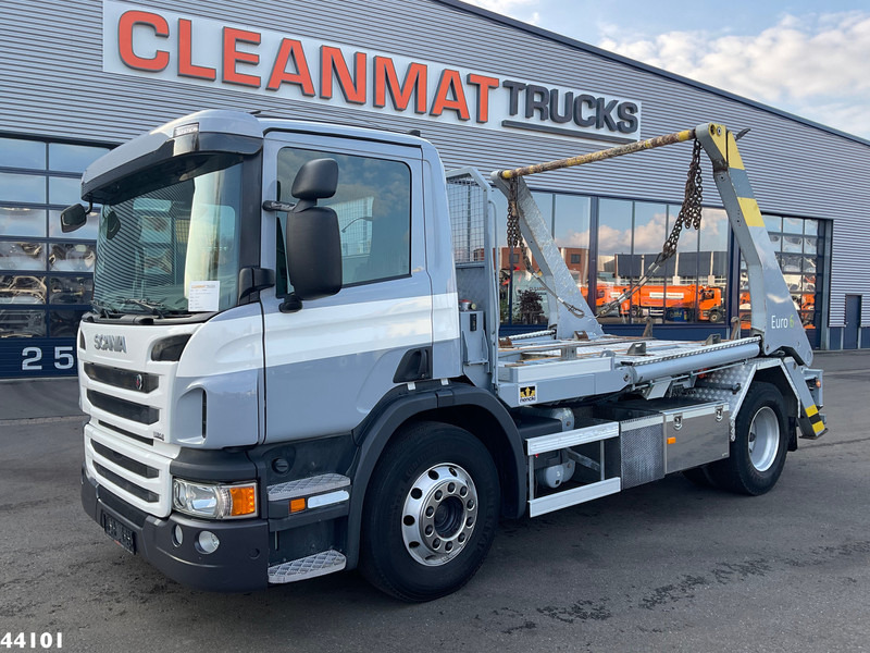 Scania P 280 Euro 6 14 Ton portaalarmsysteem - Camión portacontenedor de cadenas: foto 1 Scania P 280 Euro 6 14 Ton portaalarmsysteem - Camión portacontenedor de cadenas: foto 1