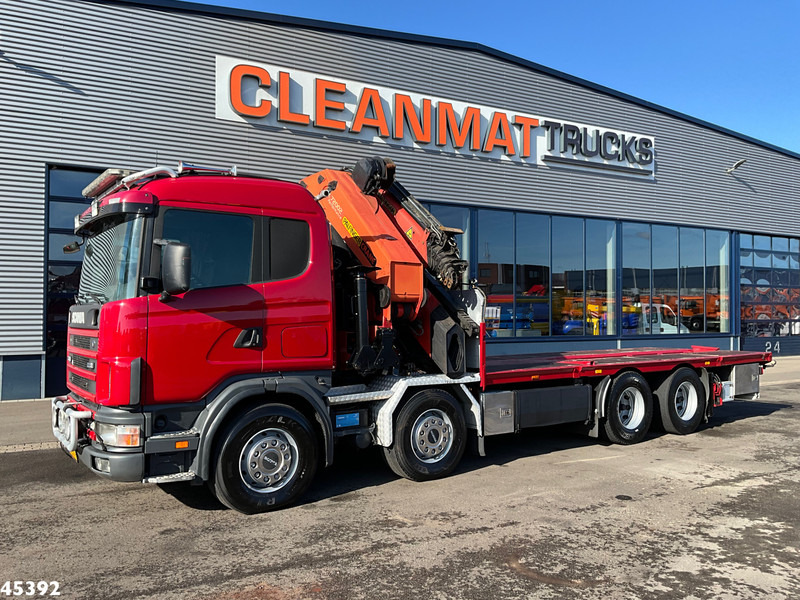 Scania R 124.420 8x4 Palfinger 72 Tonmeter laadkraan + Fly-Jib! - Camión grúa: foto 2 Scania R 124.420 8x4 Palfinger 72 Tonmeter laadkraan + Fly-Jib! - Camión grúa: foto 2