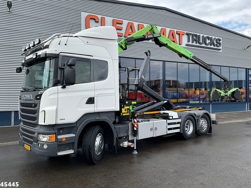 Scania R 440 Euro 6 Retarder Fassi 16 Tonmeter Z-kraan (bouwjaar 2018) - Camión multibasculante, Camión grúa: foto 1 Scania R 440 Euro 6 Retarder Fassi 16 Tonmeter Z-kraan (bouwjaar 2018) - Camión multibasculante, Camión grúa: foto 1