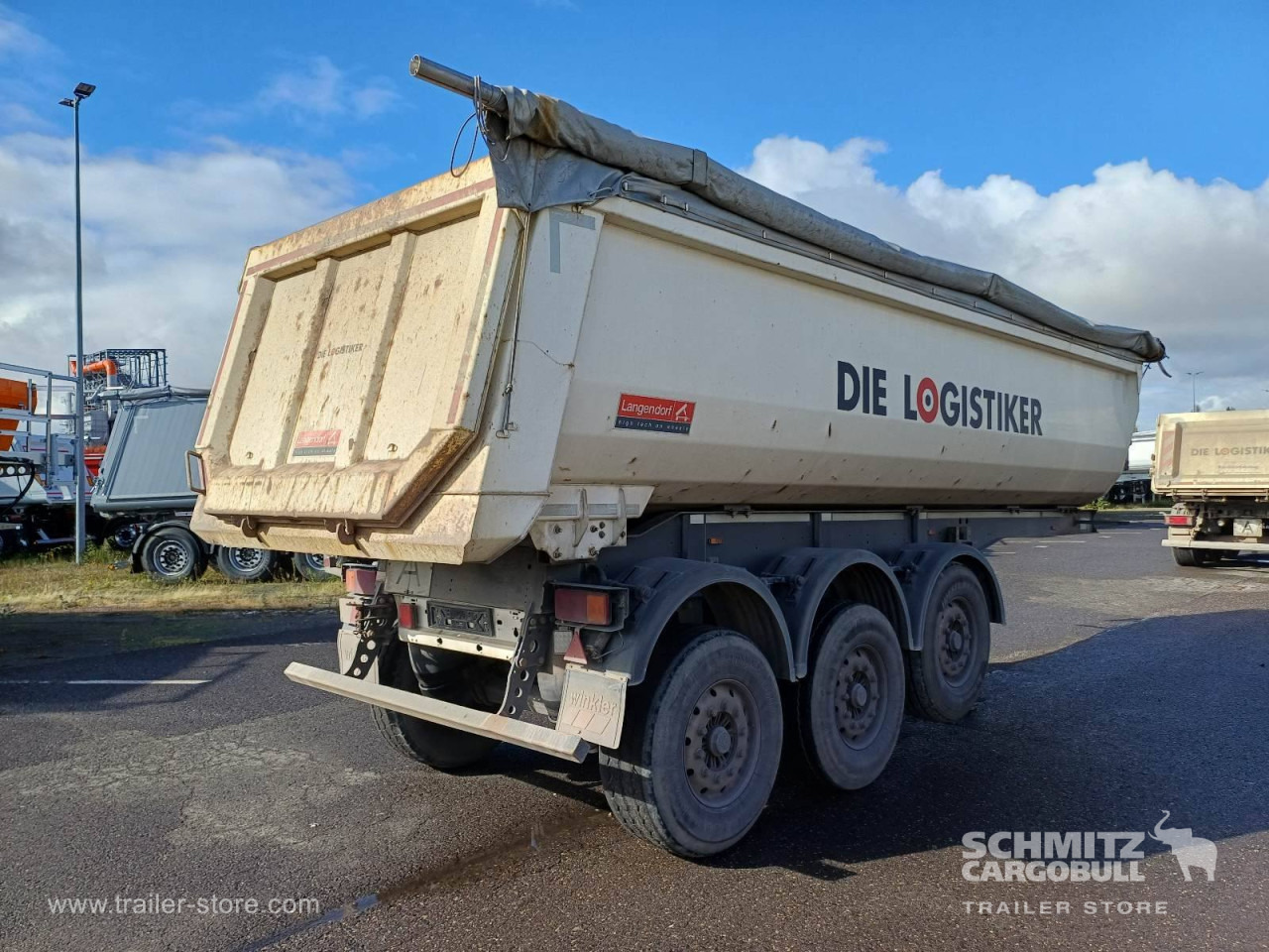 Semirremolque volquete LANGENDORF Auflieger Kipper Stahlrundmulde 24m³: foto 8