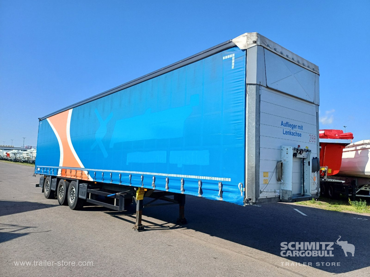 SCHMITZ Auflieger Curtainsider Standard Forklift holder - Semirremolque lona: foto 1 SCHMITZ Auflieger Curtainsider Standard Forklift holder - Semirremolque lona: foto 1