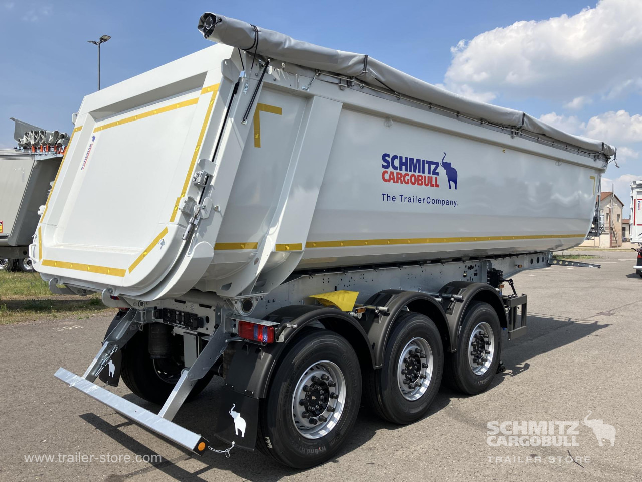 Semirremolque volquete nuevo SCHMITZ Auflieger Kipper Stahlrundmulde: foto 7