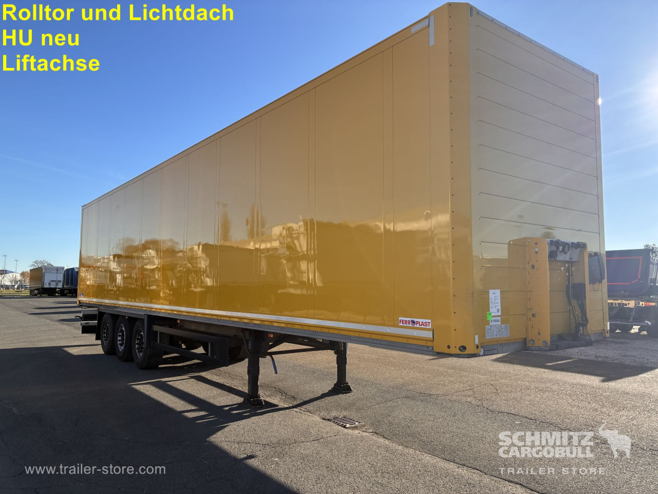 SCHMITZ Auflieger Trockenfrachtkoffer Standard - Semirremolque caja cerrada: foto 1 SCHMITZ Auflieger Trockenfrachtkoffer Standard - Semirremolque caja cerrada: foto 1