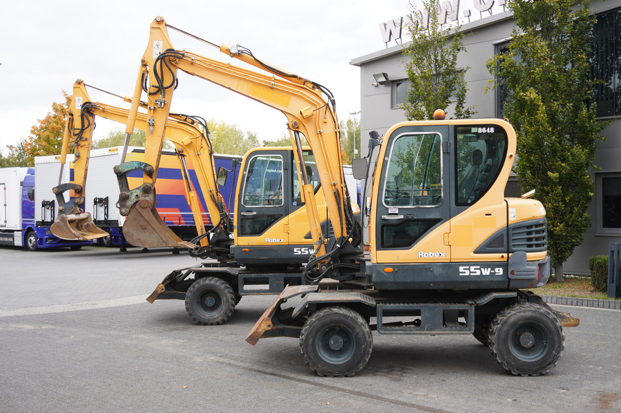 Hyundai Robex 55W-9 Wheeled Excavator 5.5t / 2 units - Excavadora de ruedas: foto 1 Hyundai Robex 55W-9 Wheeled Excavator 5.5t / 2 units - Excavadora de ruedas: foto 1