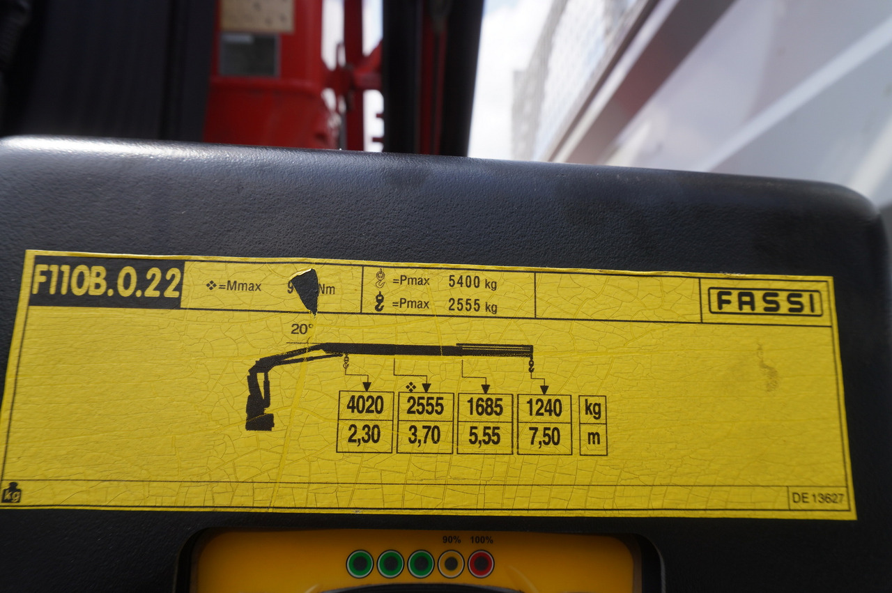 Camión grúa IVECO STRALIS 310 E6 / FASSI F110B / 630 MTH! / 4 t lift cap. / 19 t: foto 14