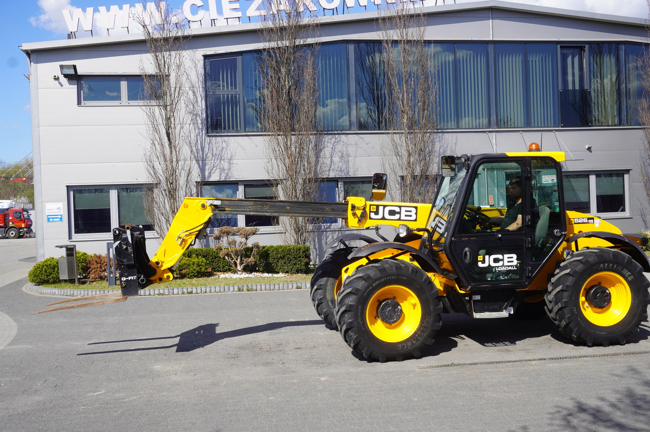 Cargadora de ruedas telescópica JCB 526-56 AGRI Plus / 5.6 m telescopic loader / joystick: foto 23