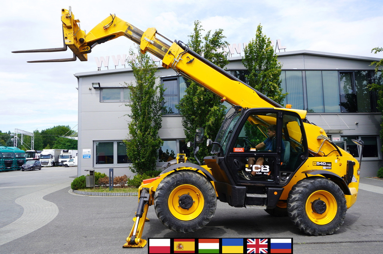 JCB 540-140 telescopic loader / 14 m range / 1800 MTH - Cargadora de ruedas telescópica: foto 1 JCB 540-140 telescopic loader / 14 m range / 1800 MTH - Cargadora de ruedas telescópica: foto 1