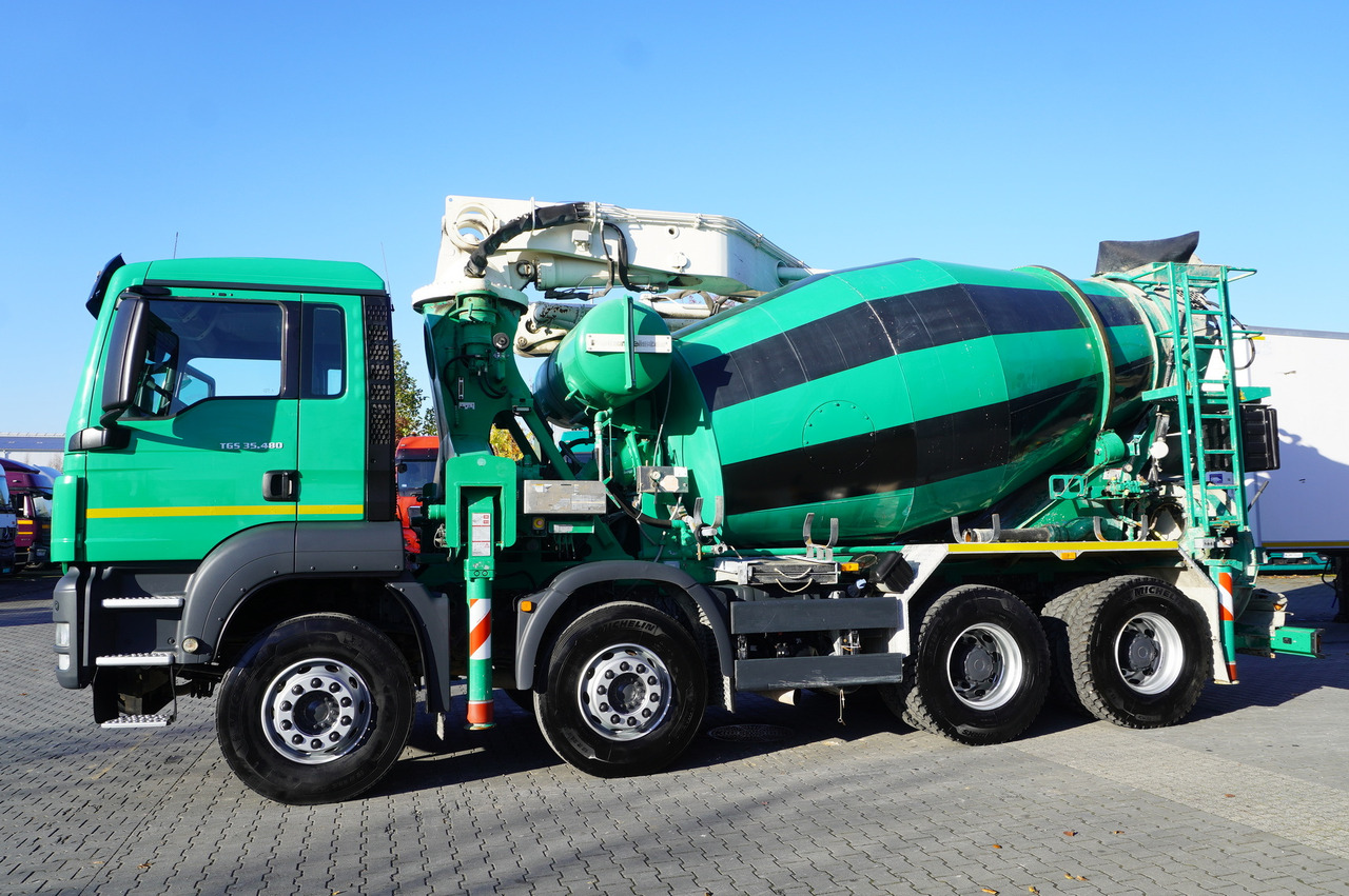 MAN TGS 35.480 8x4 Concrete Mixer Pump truck / Putzmeister M24-3 / 1600 MTH! - Bomba de hormigón: foto 3 MAN TGS 35.480 8x4 Concrete Mixer Pump truck / Putzmeister M24-3 / 1600 MTH! - Bomba de hormigón: foto 3