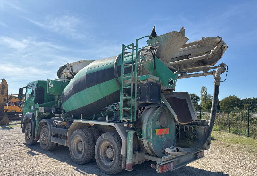 MAN TGS 35.480 8x4 Concrete Mixer Pump truck / Putzmeister M24-3 / 1600 MTH! - Bomba de hormigón: foto 4 MAN TGS 35.480 8x4 Concrete Mixer Pump truck / Putzmeister M24-3 / 1600 MTH! - Bomba de hormigón: foto 4
