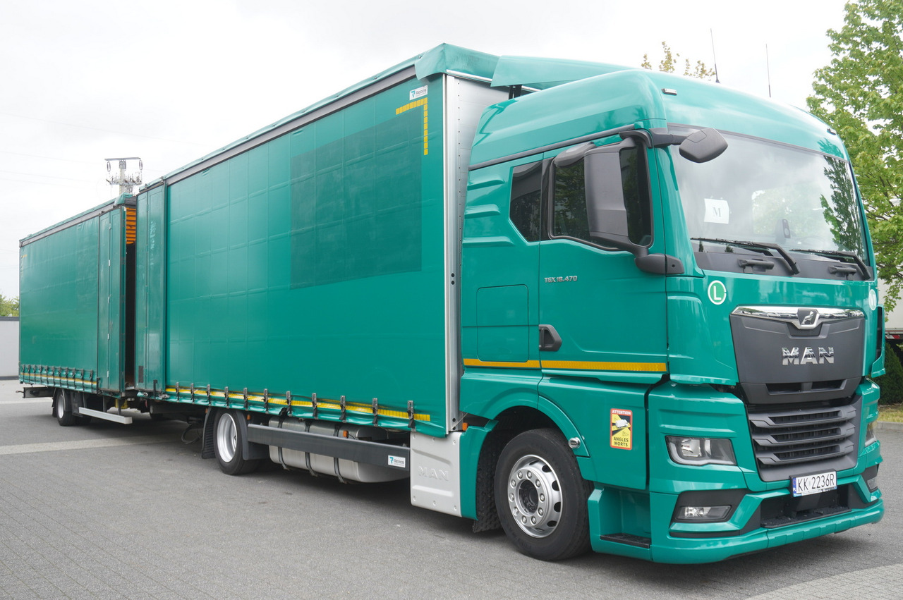 MAN TGX 18.470 / Trailer 19 EPAL / Curtainsider 19 EPAL / 2022 / Retarder / 15 units - Camión lona: foto 2 MAN TGX 18.470 / Trailer 19 EPAL / Curtainsider 19 EPAL / 2022 / Retarder / 15 units - Camión lona: foto 2