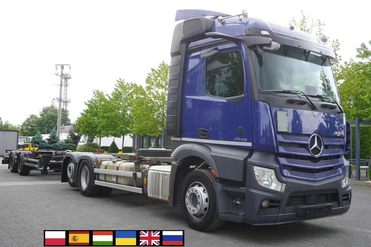 MERCEDES-BENZ Actros 2546 MP5 / BDF / 16.2 T load capacity / trailer BDF Kogel - Camión portacontenedore/ Intercambiable: foto 1 MERCEDES-BENZ Actros 2546 MP5 / BDF / 16.2 T load capacity / trailer BDF Kogel - Camión portacontenedore/ Intercambiable: foto 1