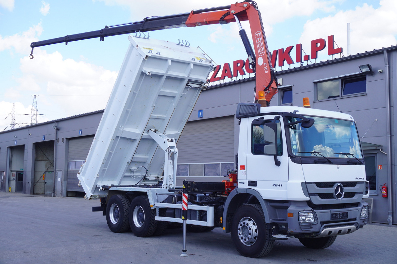 MERCEDES-BENZ Actros 2641 6×4 E5 / Crane / Dumper / 110000 km - Camión grúa, Camión grúa: foto 1 MERCEDES-BENZ Actros 2641 6×4 E5 / Crane / Dumper / 110000 km - Camión grúa, Camión grúa: foto 1