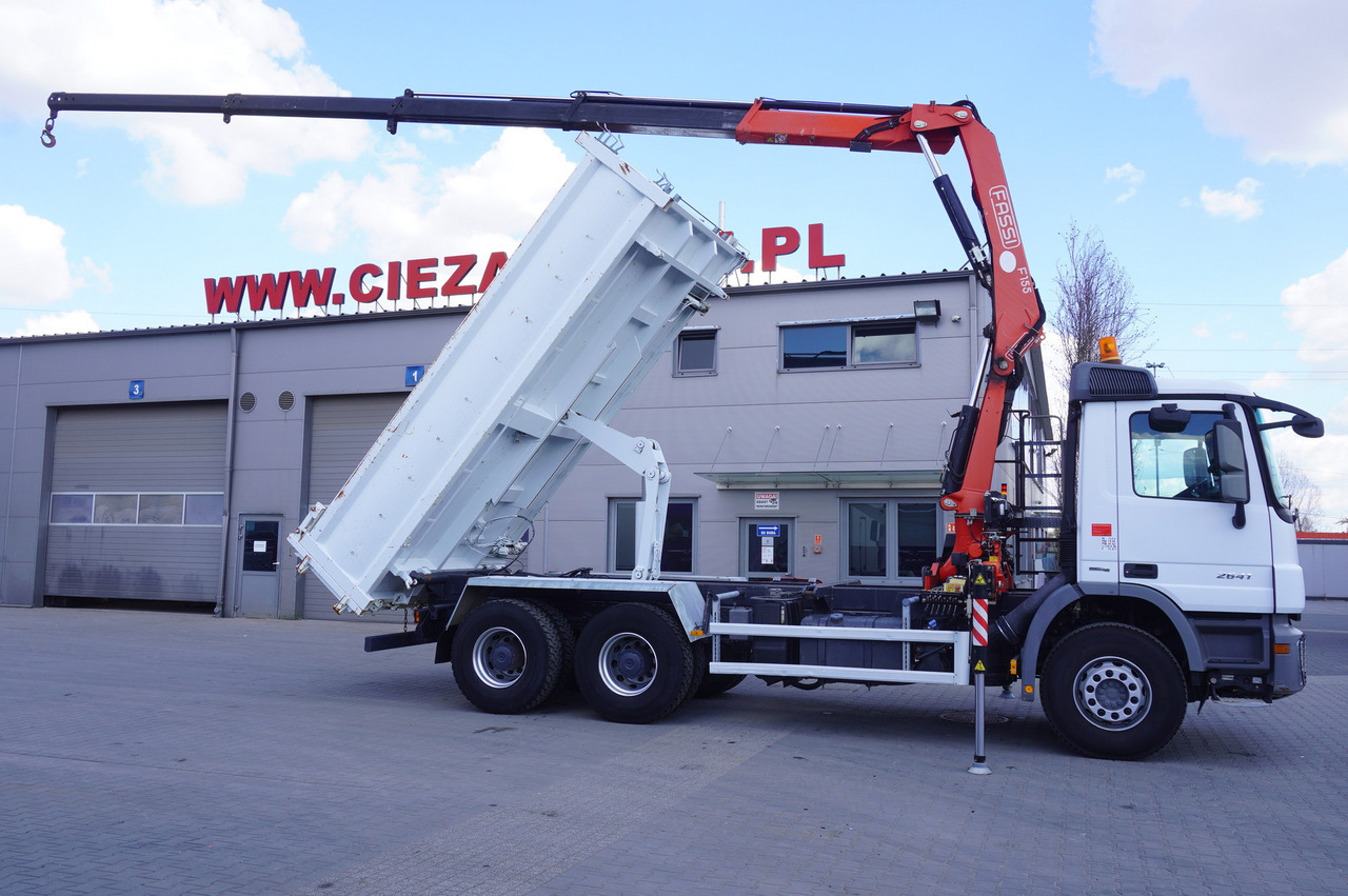 MERCEDES-BENZ Actros 2641 6×4 E5 / Crane / Dumper / 110000 km! - Camión caja abierta, Camión grúa: foto 3 MERCEDES-BENZ Actros 2641 6×4 E5 / Crane / Dumper / 110000 km! - Camión caja abierta, Camión grúa: foto 3