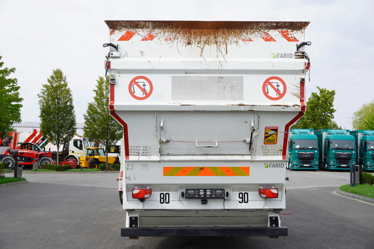 MERCEDES-BENZ Antos 3240 8x2 / Tajfun 5T crane / Farid Industries garbage truck/ 3 steered axles - Camión grúa: foto 5 MERCEDES-BENZ Antos 3240 8x2 / Tajfun 5T crane / Farid Industries garbage truck/ 3 steered axles - Camión grúa: foto 5
