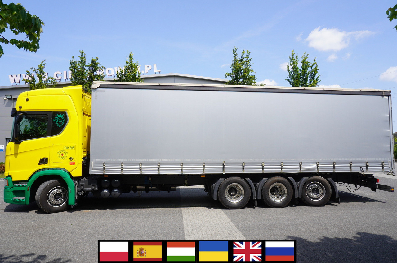 SCANIA R650 V8 8x4 /4 / 2020 / Curtainsider 23 EPAL - Camión lona: foto 1 SCANIA R650 V8 8x4 /4 / 2020 / Curtainsider 23 EPAL - Camión lona: foto 1