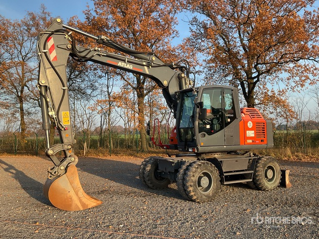 2020 Atlas 180W-SR Blue Wheel Excavator - Excavadora de ruedas: foto 1 2020 Atlas 180W-SR Blue Wheel Excavator - Excavadora de ruedas: foto 1