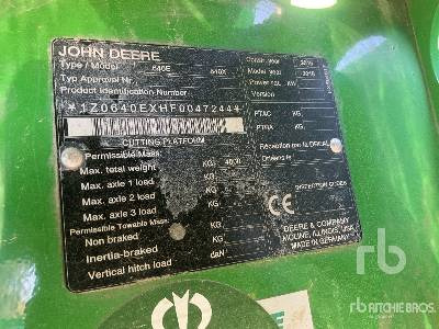 JOHN DEERE 640X - Cabezal de grano: foto 5 JOHN DEERE 640X - Cabezal de grano: foto 5