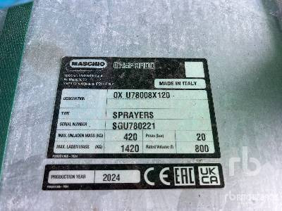 MASCHIO GASPARDO SAURO 12 m 800L (Unused) - Esparcidor de fertilizantes: foto 5 MASCHIO GASPARDO SAURO 12 m 800L (Unused) - Esparcidor de fertilizantes: foto 5