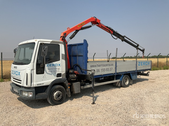 2005 Iveco Eurocargo 170 2005 Palfinger PK6500 on 4x2 Flatbed Truck with Crane - Desbrozadora de martillos/ Trituradora: foto 2 2005 Iveco Eurocargo 170 2005 Palfinger PK6500 on 4x2 Flatbed Truck with Crane - Desbrozadora de martillos/ Trituradora: foto 2