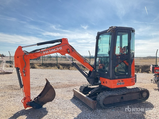 2016 Hitachi ZX26U-5 Mini Excavator: <6.6t - Miniexcavadora: foto 1 2016 Hitachi ZX26U-5 Mini Excavator: <6.6t - Miniexcavadora: foto 1