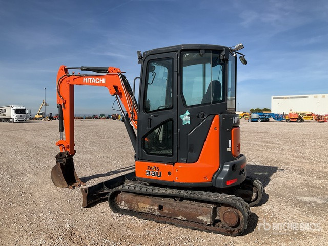 2016 Hitachi ZX33U-5 Mini Excavator: <6.6t - Miniexcavadora: foto 3 2016 Hitachi ZX33U-5 Mini Excavator: <6.6t - Miniexcavadora: foto 3