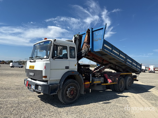 1990 Iveco 190-36 6x2 Roll-Off Truck - Camión multibasculante: foto 1 1990 Iveco 190-36 6x2 Roll-Off Truck - Camión multibasculante: foto 1