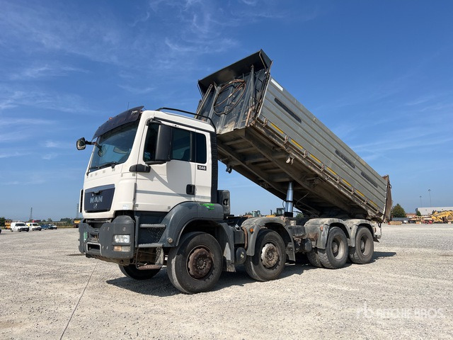 2008 MAN TGS35.440 8x4 Tri/A Dump Truck - Desbrozadora de martillos/ Trituradora: foto 1 2008 MAN TGS35.440 8x4 Tri/A Dump Truck - Desbrozadora de martillos/ Trituradora: foto 1