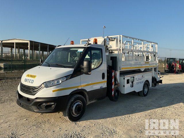 2022 Iveco Daily 2022 Palfinger Tunlift 7.37-500 ... Bucket Truck - Camión con plataforma elevadora: foto 1 2022 Iveco Daily 2022 Palfinger Tunlift 7.37-500 ... Bucket Truck - Camión con plataforma elevadora: foto 1