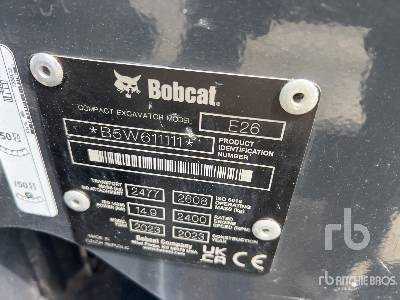 BOBCAT E26 - Miniexcavadora: foto 5 BOBCAT E26 - Miniexcavadora: foto 5
