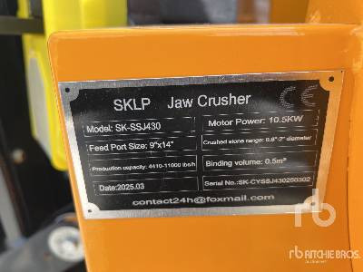 SKLP SK-SSJ430 Crusher (Unused) - Machacadora: foto 5 SKLP SK-SSJ430 Crusher (Unused) - Machacadora: foto 5