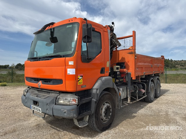 2004 Renault Kerax 420 dci 2003 Palfinger PK15500 5500 kg ... Dump Truck with Crane - Camión volquete, Camión grúa: foto 1 2004 Renault Kerax 420 dci 2003 Palfinger PK15500 5500 kg ... Dump Truck with Crane - Camión volquete, Camión grúa: foto 1