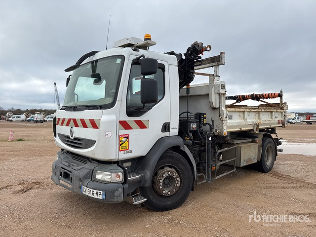 2007 Renault Midlum 280DXi 2007 Hiab 088 HIDUO 2700 kg on ... Dump Truck with Crane - Camión volquete: foto 1 2007 Renault Midlum 280DXi 2007 Hiab 088 HIDUO 2700 kg on ... Dump Truck with Crane - Camión volquete: foto 1