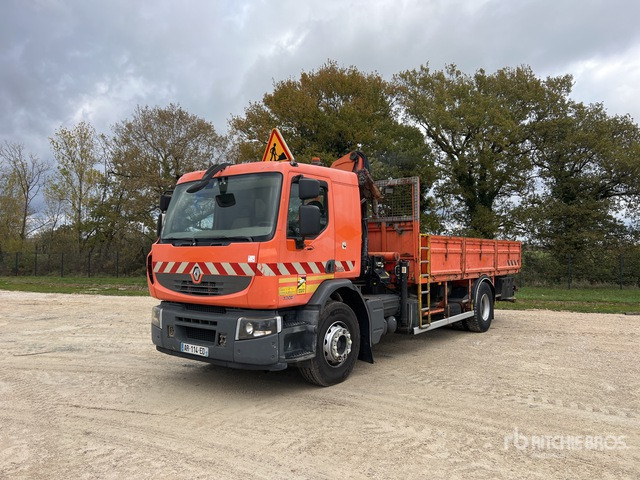 2007 Renault Premium Lander 320 DXI 2006 Palfinger PK15500 6200 kg ... Flatbed Truck with Crane - Camión caja abierta: foto 1 2007 Renault Premium Lander 320 DXI 2006 Palfinger PK15500 6200 kg ... Flatbed Truck with Crane - Camión caja abierta: foto 1