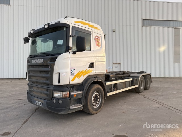 2007 Scania R420 6x2 Camion Ampliroll 6x2 Roll-Off Truck - Camión multibasculante: foto 1 2007 Scania R420 6x2 Camion Ampliroll 6x2 Roll-Off Truck - Camión multibasculante: foto 1