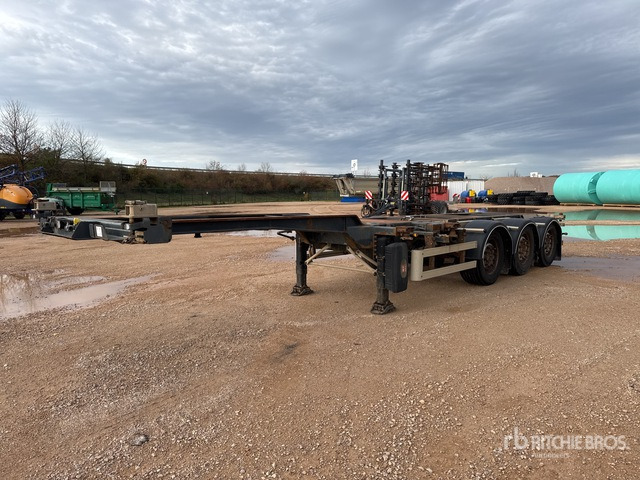 2010 Fruehauf T38NOTM2TEA Tri/A Semi-Remorque Porte-Conte ... Container Trailer - Remolque portacontenedore/ Intercambiable: foto 1 2010 Fruehauf T38NOTM2TEA Tri/A Semi-Remorque Porte-Conte ... Container Trailer - Remolque portacontenedore/ Intercambiable: foto 1