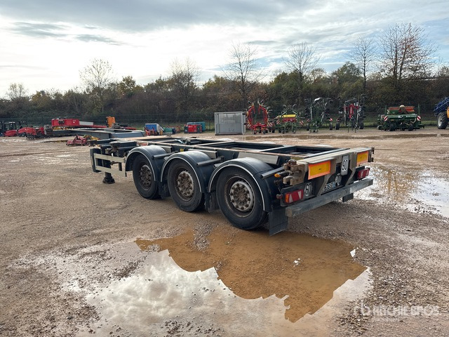 2010 Fruehauf T38NOTM2TEA Tri/A Semi-Remorque Porte-Conte ... Container Trailer - Remolque portacontenedore/ Intercambiable: foto 2 2010 Fruehauf T38NOTM2TEA Tri/A Semi-Remorque Porte-Conte ... Container Trailer - Remolque portacontenedore/ Intercambiable: foto 2