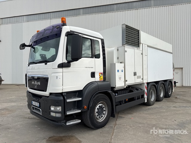 2011 MAN TGS35.480 2010 MTS 4A14T36.000V on 8x4 Ca ... Vacuum Excavator Truck - Limpieza de alcantarillado: foto 1 2011 MAN TGS35.480 2010 MTS 4A14T36.000V on 8x4 Ca ... Vacuum Excavator Truck - Limpieza de alcantarillado: foto 1