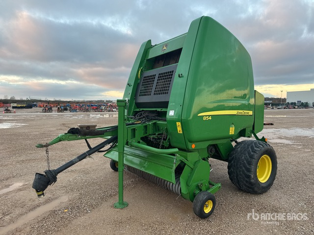 2014 John Deere 854 Presse A Balles Rondes 1 Essieu S/A Round Baler - Rotoempacadora: foto 1 2014 John Deere 854 Presse A Balles Rondes 1 Essieu S/A Round Baler - Rotoempacadora: foto 1