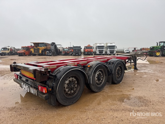 2016 Fliegl Tri/A Extendable Semi-Remorque ... Container Trailer - Remolque portacontenedore/ Intercambiable: foto 3 2016 Fliegl Tri/A Extendable Semi-Remorque ... Container Trailer - Remolque portacontenedore/ Intercambiable: foto 3