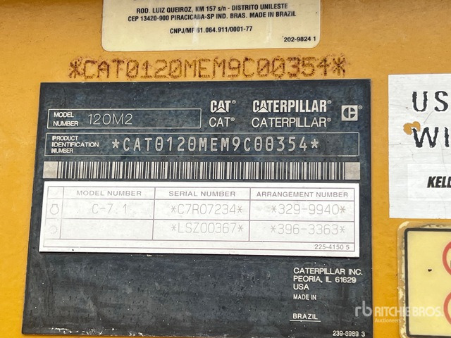2019 Cat 120M VHP Plus Motor Grader - Desbrozadora de martillos/ Trituradora: foto 1 2019 Cat 120M VHP Plus Motor Grader - Desbrozadora de martillos/ Trituradora: foto 1