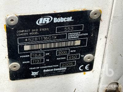 BOBCAT 553 Chargeuse Compacte - Minicargadora: foto 5 BOBCAT 553 Chargeuse Compacte - Minicargadora: foto 5