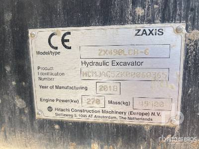 HITACHI ZX490LCH-6 Pelle Sur Chenilles - Excavadora de cadenas: foto 5 HITACHI ZX490LCH-6 Pelle Sur Chenilles - Excavadora de cadenas: foto 5