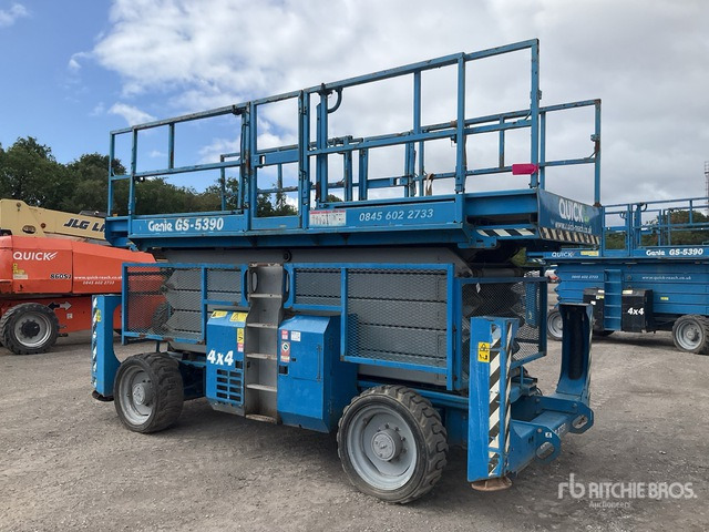 2008 Genie GS-5390 4x4 Diesel Scissor Lift - Plataforma de tijeras: foto 3 2008 Genie GS-5390 4x4 Diesel Scissor Lift - Plataforma de tijeras: foto 3