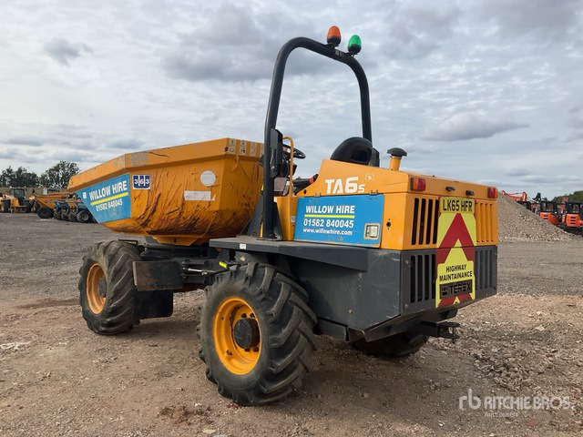 2015 Terex TA6S 6 ton 4x4 Swivel Dumper - Dúmper: foto 3 2015 Terex TA6S 6 ton 4x4 Swivel Dumper - Dúmper: foto 3
