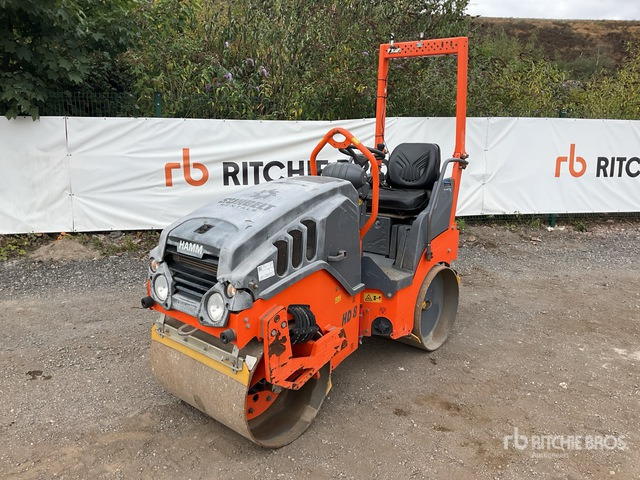 2018 Hamm HD8VV Double Drum Roller - Apisonadora de asfalto: foto 1 2018 Hamm HD8VV Double Drum Roller - Apisonadora de asfalto: foto 1