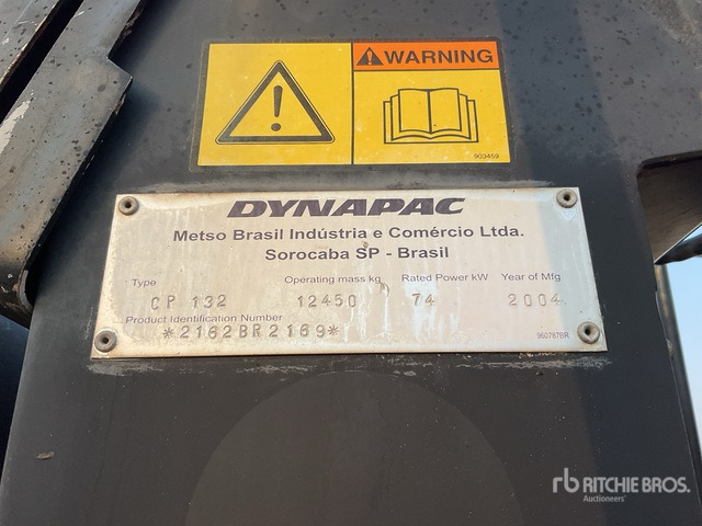 2004 Dynapac CP132 9 Wheel Pneumatic Roller - Rodillo de neumáticos: foto 2 2004 Dynapac CP132 9 Wheel Pneumatic Roller - Rodillo de neumáticos: foto 2