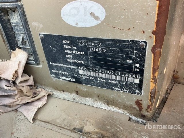 2005 Komatsu D275A-2 - Bulldozer: foto 1 2005 Komatsu D275A-2 - Bulldozer: foto 1