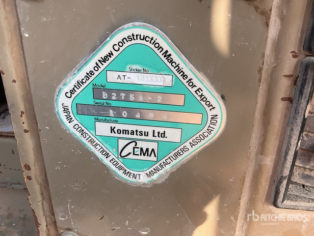 2005 Komatsu D275A-2 - Bulldozer: foto 4 2005 Komatsu D275A-2 - Bulldozer: foto 4